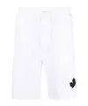 Dsquared2 Logo-print Track Shorts In White