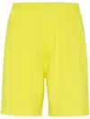 Dsquared2 Logo-print Track Shorts In Yellow