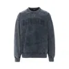 Dsquared2 Washed Grey Sweatshirt With Logo Men In Gray