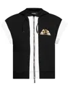 Dsquared2 Sleeveless Sweatshirt In 900 Black