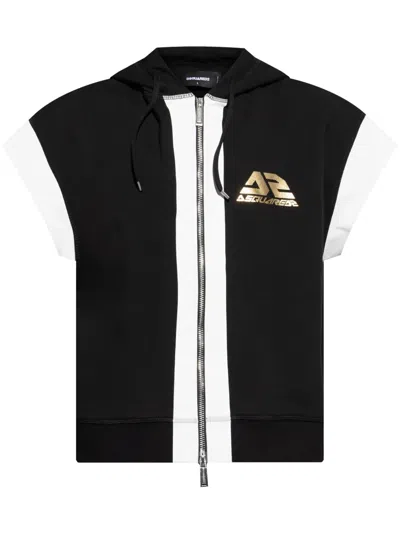 DSQUARED2 LOGO-PRINT VEST