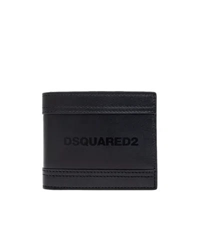 DSQUARED2 DSQUARED2 LOGO-PRINTED BI-FOLD WALLET