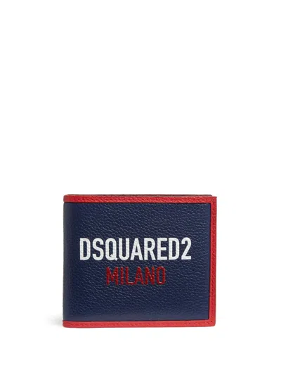 DSQUARED2 LOGO-PRINT WALLET