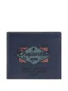 Dsquared2 Logo-print Wallet In Blue