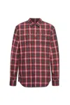 Dsquared2 Plaid Button-front Shirt In Red