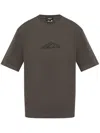 Dsquared2 Logo-printed Crew Neck T-shirt In Brown