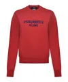 Dsquared2 Long-sleeved Sweatshirt In Red