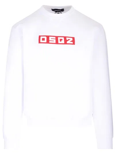 DSQUARED2 LOGO PRINTED CREWNECK SWEATSHIRT