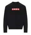 DSQUARED2 LOGO PRINTED CREWNECK SWEATSHIRT