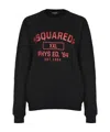 Dsquared2 Long-sleeved Sweatshirt In Black