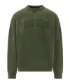 Dsquared2 Logo Printed Crewneck Sweatshirt In Green
