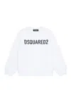 Dsquared2 Logo-print Cotton Sweatshirt In White
