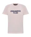 Dsquared2 Timeless Crew Neck T-shirt With Short Sleeves In White
