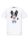 Dsquared2 Logo Printed Crewneck T-shirt In White