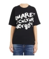 Dsquared2 Logo Printed Crewneck T-shirt In Black