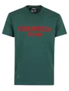 Dsquared2 Graphic Print Crew Neck T-shirt In Green