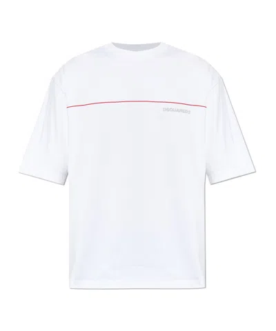 DSQUARED2 DSQUARED2 LOGO PRINTED CREWNECK T-SHIRT
