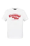 Dsquared2 Regular Fit Tee-l Nd Dsquared Male In White