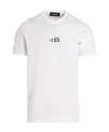 Dsquared2 Icon Logo Printed Cotton Jersey T-shirt In White
