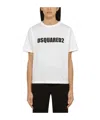 Dsquared2 Dsquared Woman White Cotton T-shirt In White