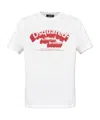 Dsquared2 Regular Fit Tee-l Nd Dsquared Male In White