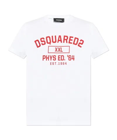 DSQUARED2 DSQUARED2 LOGO PRINTED CREWNECK T-SHIRT