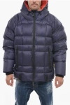 Dsquared2 Logo Printed Down Jacket With Zipped Pockets In Multi