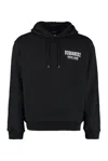 DSQUARED2 LOGO PRINTED DRAWSTRING HOODIE