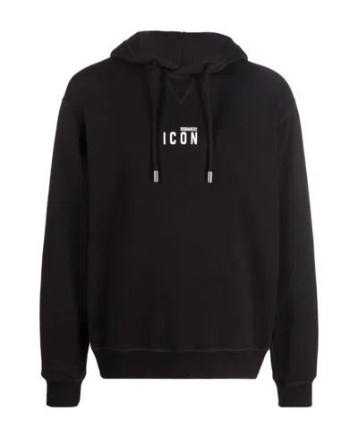DSQUARED2 DSQUARED2 LOGO PRINTED DRAWSTRING HOODIE
