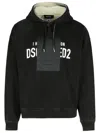 Dsquared2 Graphic Print Sweatshirt With Hood In Black