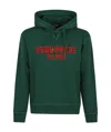 Dsquared2 Cool Fit Hoodie Sweatshirt In Green
