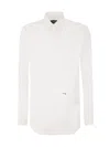 Dsquared2 Logo Printed Buttoned Shirt In White