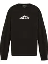 Dsquared2 Dsquared Graphic-stamp Sweatshirt In Black