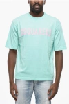 Dsquared2 Logo Printed Loose Fit Crew-neck T-shirt In Green