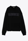 Dsquared2 Logo-printed Pullover Sweatshirt In Black