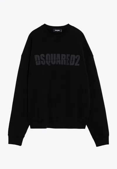 DSQUARED2 LOGO-PRINTED PULLOVER SWEATSHIRT