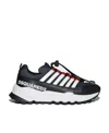 Dsquared2 Logo-printed Round-toe Drawstring Sneakers In Black
