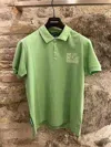 Dsquared2 Logo Printed Short Sleeved Polo Shirt In Green