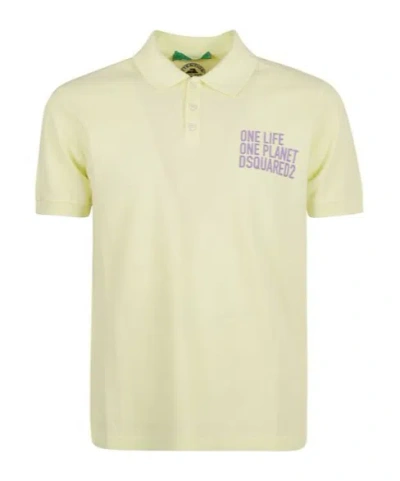DSQUARED2 DSQUARED2 LOGO PRINTED SHORT SLEEVED POLO SHIRT