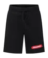 Dsquared2 Black Shorts For Boy With Logo In Black