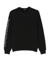 Dsquared2 Logo Printed Sweater In Black