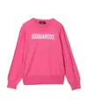 Dsquared2 Logo Printed Sweater In Pink
