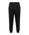 Dsquared2 Elastic Waist Track Pants In Black