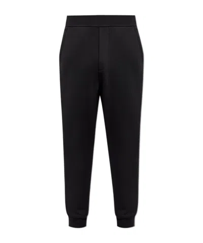 Dsquared2 Elastic Waist Track Pants In Black