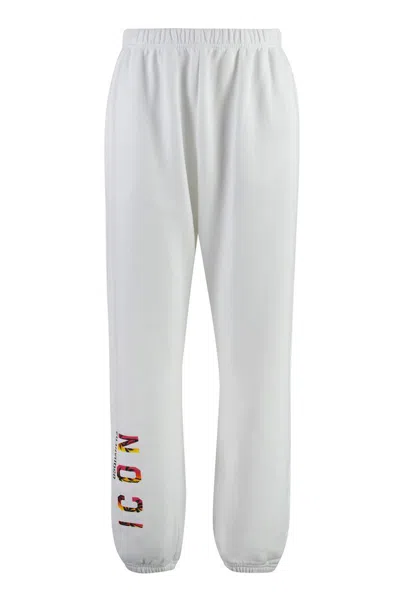 Dsquared2 Logo Printed Sweatpants In White