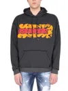Dsquared2 Logo Printed Sweatshirt In Gray