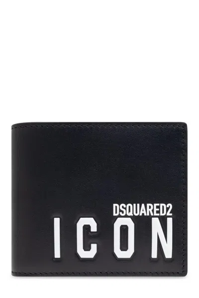 DSQUARED2 LOGO PRINTED WALLET