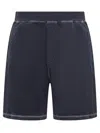 DSQUARED2 DSQUARED2 LOGO PRINTED WORN OUT EFFECT SHORTS