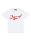 Dsquared2 Logo-ptint Relaxed T-shirt In White