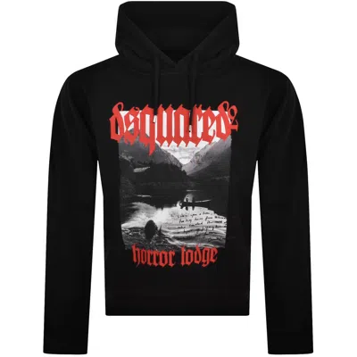 DSQUARED2 DSQUARED2 LOGO PULLOVER HOODIE BLACK